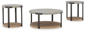 Ashley Furniture T383-13 Darthurst - Occasional Table Set (Set of 3) - Light Brown