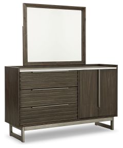 Ashley Furniture B786B1 Ashley Furniture B786B1 Arkenton - Dresser, Mirror - Grayish Brown