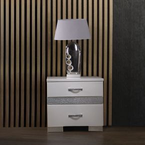 ACME 26773 Naima II - Nightstand - White High Gloss