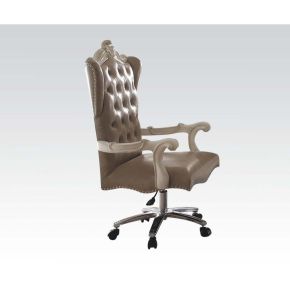 ACME 92277 Versailles - Executive Office Chair - Vintage Gray PU & Bone White