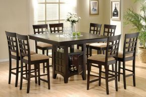 CoasterEveryday 100438-S9 Gabriel - 9 Piece Counter Height Dining Set - Cappuccino