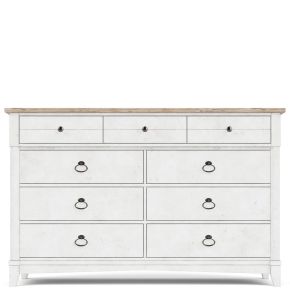 Riverside Furniture 91460 Maddox - Nine Drawer Dresser - White