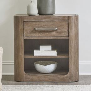 Liberty Furniture 306-BR62 South Bend - Open Nightstand With Charging Station - Brown