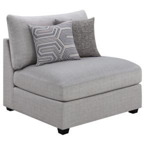 CoasterElevations 551511 Cambria - Upholstered Armless Chair - Gray