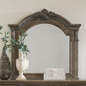 Liberty Furniture 502-BR52 Carlisle Court - Arched Mirror - Medium Brown