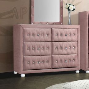 ACME 30825 Reggie - Dresser - Pink Fabric