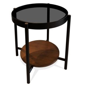 Riverside Furniture 42209 Felix - Round Side Table - Black