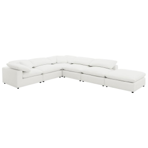 Coaster Fine Furniture 551751-SET Raleigh - 6 Piece Boucle Upholstered Modular Sectional - Ivory