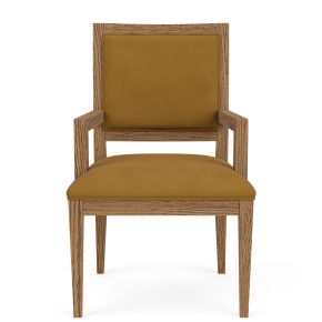 Riverside Furniture 51858 Halbrooke - Upholstered Back Arm Chair (Set of 2) - Light Brown