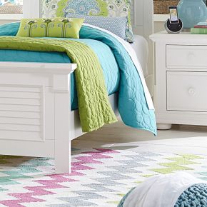 Liberty Furniture 607-BR89 Summer House - Youth Panel Bed Rails - White