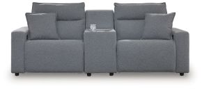 Ashley Furniture 65906S3 Ashley Furniture 65906S3 Modmax II - 3-Piece Power Reclining Sectional With Console - Salt And Pepper