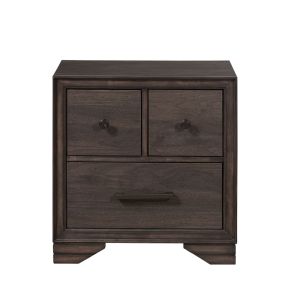 Samuel Lawrence Furniture S462-450 Granite Falls - 3-Drawer Youth Nightstand With Usb - Brown
