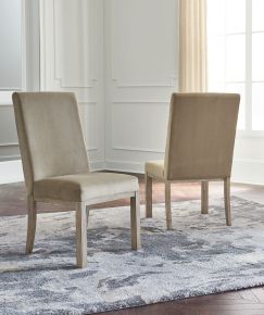 Signature Design by Ashley® D983-01 Chrestner - Gray / Brown - Dining Uph Side Chair (Set of 2)