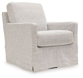 Signature Design by Ashley® A3000644 Nenana Next-Gen Nuvella - Swivel Glider Accent Chair - Stone