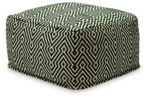 Signature Design by Ashley® A1001053 Abacy - Green / Ivory - Pouf