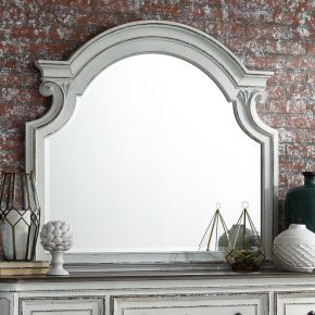 Liberty Furniture 244-BR51 Magnolia Manor - Mirror - Antique White