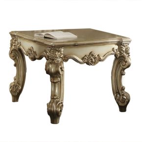 ACME 83121 Vendome II - End Table - Gold Patina & Bone