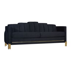 New Classic U2034-30-BLK Empire - Lighted Sofa - Black