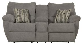 Jackson Furniture Industries 2419-1875/18-2154/38 Sadler - Lay Flat Reclining Console Loveseat - Mica