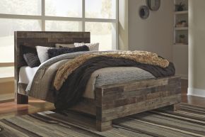 Benchcraft® B200/57/54/96 Benchcraft® B200/57/54/96 Derekson - Queen Panel Bed - Multi Gray
