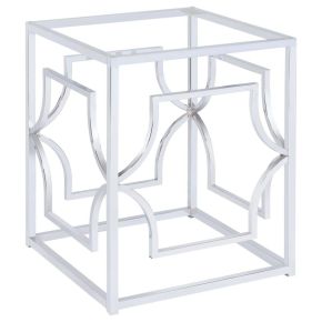 CoasterEveryday 192561 Starlight - Square Metal Dining Table Base - Chrome