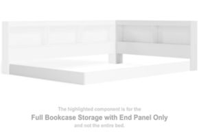 Signature Design by Ashley® EB1221-165 Piperton - F Bookcase Storage w/End Panel - White
