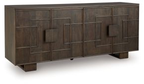 Signature Design by Ashley® A4000682 Cato - Accent Cabinet - Dark Brown