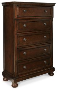 Ashley Furniture B697-46 Porter - Chest - Rustic Brown