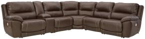 Ashley Furniture U71604S2 Ashley Furniture U71604S2 Dunleith - Power Sectional 6 Pc - Chocolate