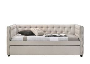 ACME 39445 Romona - Full Bed - Beige Fabric