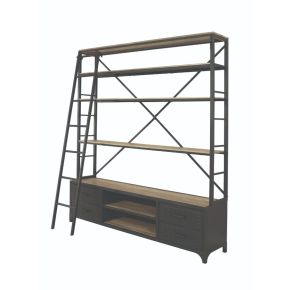 ACME 92436 Actaki - Bookshelf - Sandy Gray - 83"