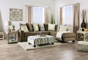 Furniture of America SM5155-SECT Kempston - Sectional - Brown