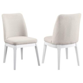 Coaster Fine Furniture 108302 Carissa - Upholstered Dining Side Chair (Set of 2) - Beige
