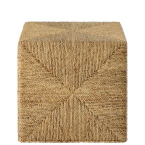 Riverside Furniture 30708 Rosalie - Woven Cube Table - Light Brown