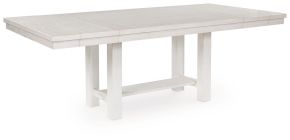 Signature Design by Ashley® D642-45 Robbinsdale - Rectangular Dining Room Extension Table - Antique White