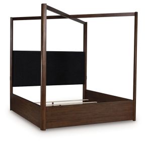 Signature Design by Ashley® PCB857B7 Dilenno - California King Canopy Bed - Dark Brown