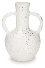 Ashley Furniture A2000831 Dallinworth - Vase - 13" - White / Black