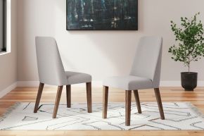 Signature Design by Ashley® D615-01 Lyncott - Dining Uph Side Chair (Set of 2) - Light Gray / Brown