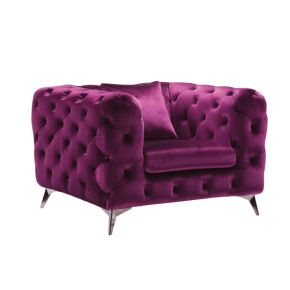 ACME 54907 Atronia - Chair - Purple Fabric
