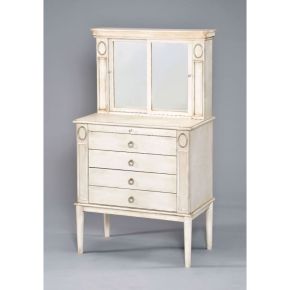 ACME 97220 Leven - Jewelry Armoire - Antique White