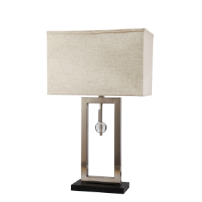 Furniture of America L731206SN Terri - Table Lamp - Silver
