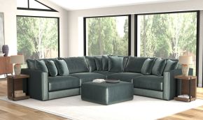 Jackson 2245/36/31/59/37/12-35 Remington - 5 Piece Modular Sectional And 1 Included Cocktail Ottoman - Pine