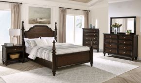 Coaster Fine Furniture 223631Q-S5 Andover - 5 Piece Queen Bedroom Set - Dark Oak