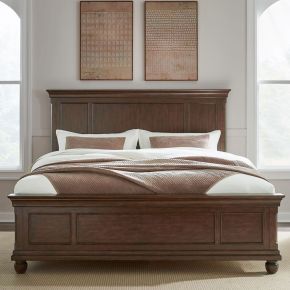 Liberty Furniture 589-BR-KPB Liberty Furniture 589-BR-KPB Rustic Traditions - King Panel Bed - Rustic Cherry