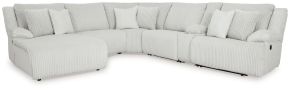 Signature Design by Ashley® 92706S2 Top Tier - 6-Piece Reclining Sectional With Laf Chaise - Alloy