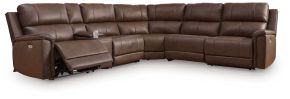 Signature Design by Ashley® PCU12001S5 Bleckley - 6-Piece Power Reclining Sectional With LAF And RAF Recliners - Espresso