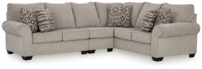 Signature Design by Ashley® 90603S4 Claireah - Umber - 3-Piece Sectional With Raf Sofa With Corner Wedge