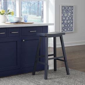 Liberty Furniture 38-B1830-N Creations - 30" Sawhorse Stool - Navy