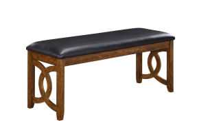 New Classic D1701-25-BRN Gia - Bench - Brown - Faux Leather