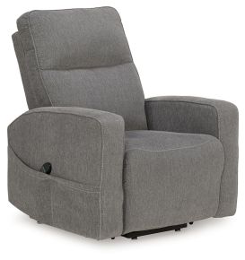 Signature Design by Ashley® 9370412 Starganza - Power Lift Recliner - Gray